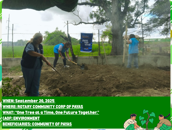 “One Tree at a Time, One Future Together.”